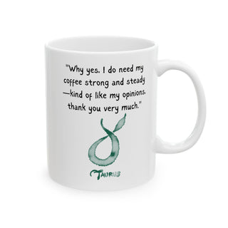 Taurus Watercolor Sign Mug-Ethereal Realm Reserve