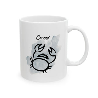 Cancer Cosmic Minimalist Zodiac Mug-Ethereal Realm Reserve