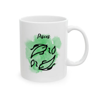 Pisces Cosmic Minimalist Zodiac Mug-Ethereal Realm Reserve