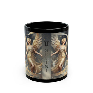 Gemini Zodiac Angel Mug-Ethereal Realm Reserve