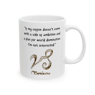 Capricorn Watercolor Sign Mug-Ethereal Realm Reserve