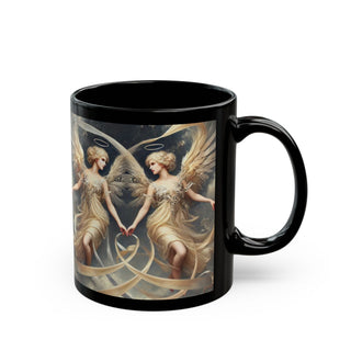 Gemini Zodiac Angel Mug-Ethereal Realm Reserve