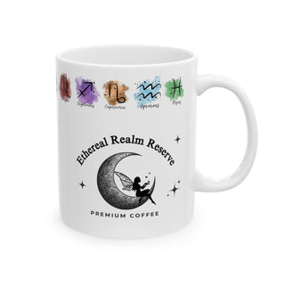 Ethereal Realm Reserve Angel Moon Watercolor Signs Mug-Ethereal Realm Reserve