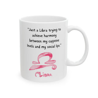 Libra Watercolor Sign Mug-Ethereal Realm Reserve