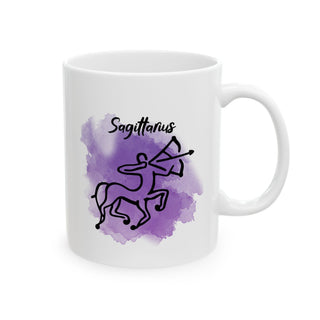 Sagittarius Cosmic Minimalist Zodiac Mug-Ethereal Realm Reserve