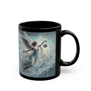 Aquarius Zodiac Angel Mug-Ethereal Realm Reserve