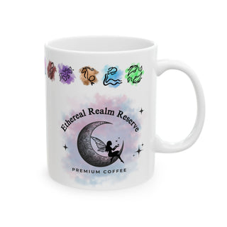 Ethereal Realm Reserve Angel Moon Cosmic Minimalist Mug-Ethereal Realm Reserve