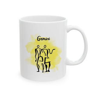 Gemini Cosmic Minimalist Zodiac Mug-Ethereal Realm Reserve