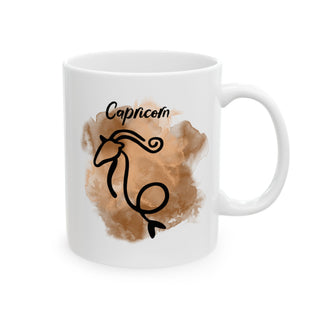 Capricorn Cosmic Minimalist Zodiac Mug-Ethereal Realm Reserve