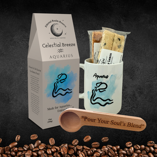 Aquarius Cosmic Minimalist Gift Box-Ethereal Realm Reserve