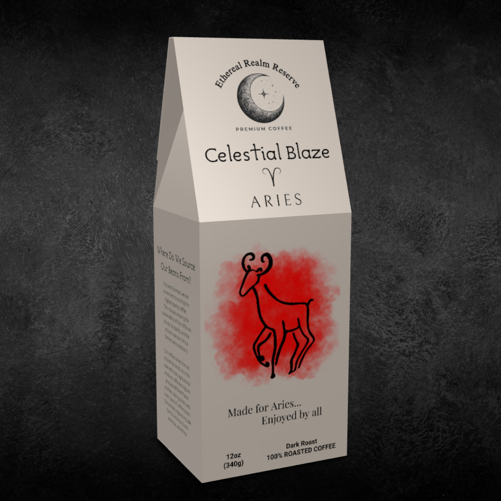 Celestial Blaze ~ Aries | Ethereal Zodiac Coffee & Gifts