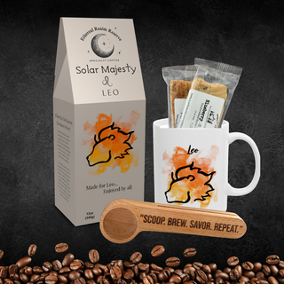 Leo Cosmic Minimalist Gift Box-Ethereal Realm Reserve