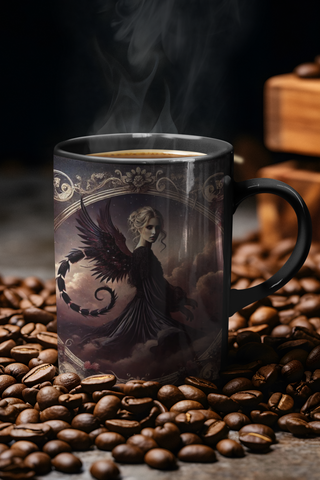 Scorpio Zodiac Angel Mug-Ethereal Realm Reserve