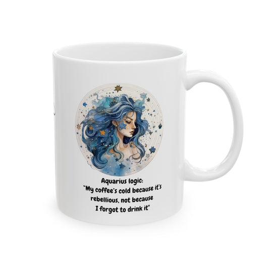 Aquarius Cosmic Zodiac Mug