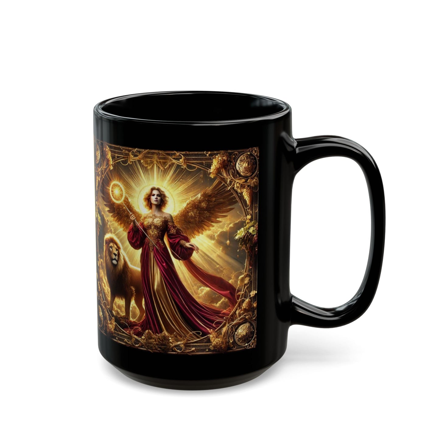 Leo Zodiac Angel Mug