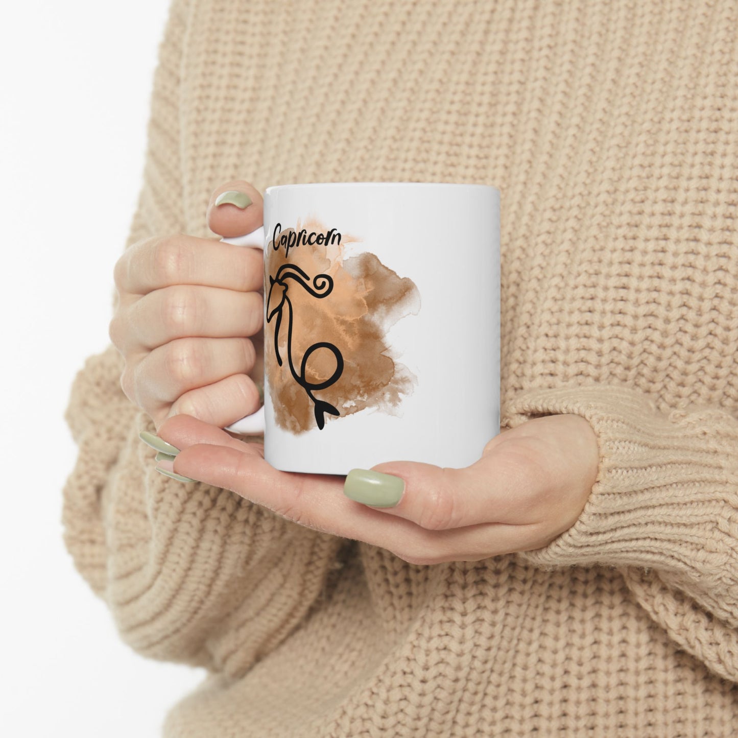 Capricorn Cosmic Minimalist Zodiac Mug