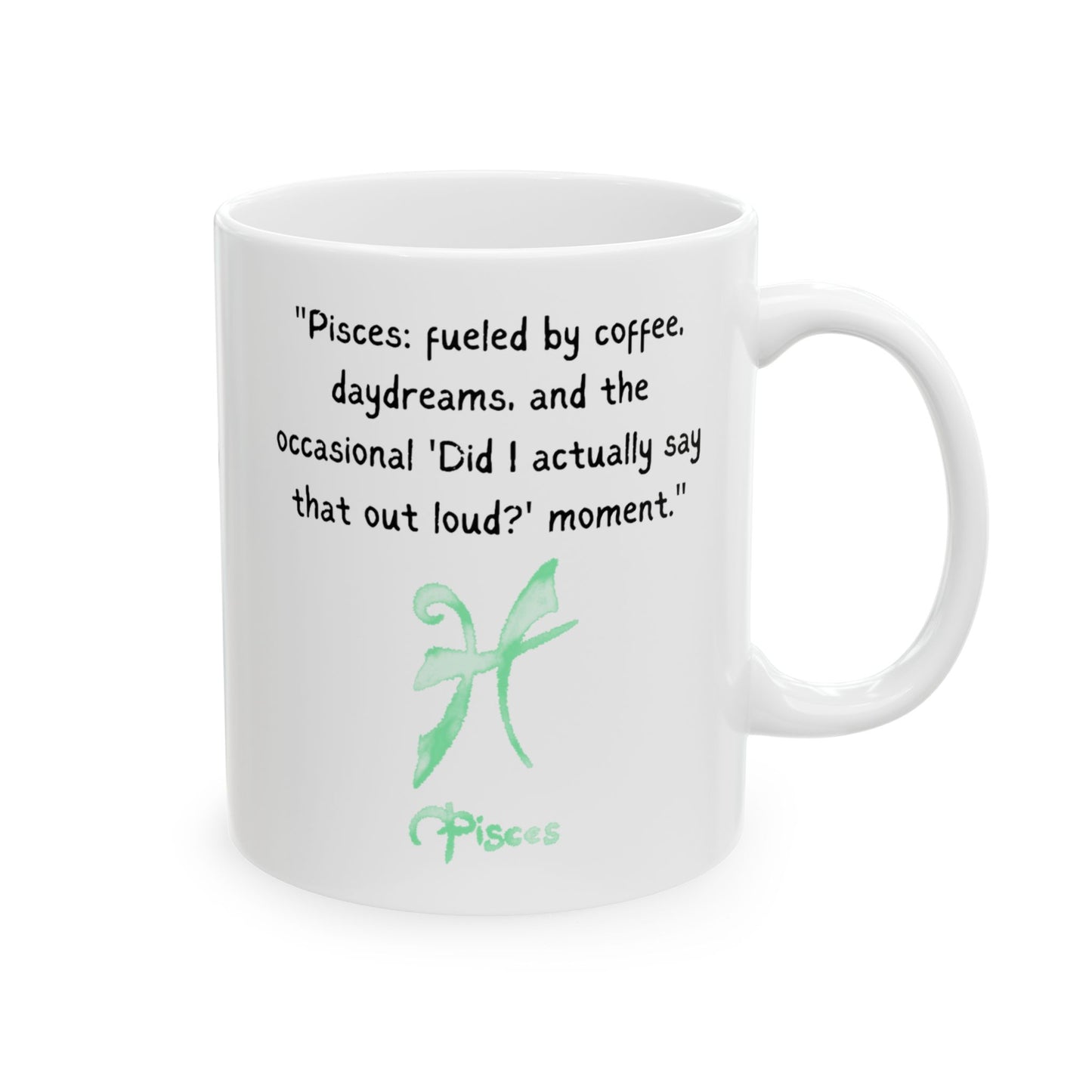 Pisces Watercolor Sign Mug