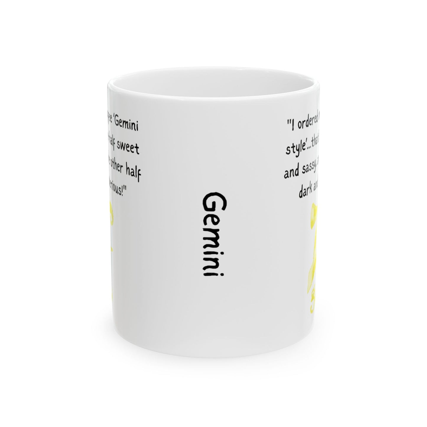 Gemini Watercolor Sign Mug