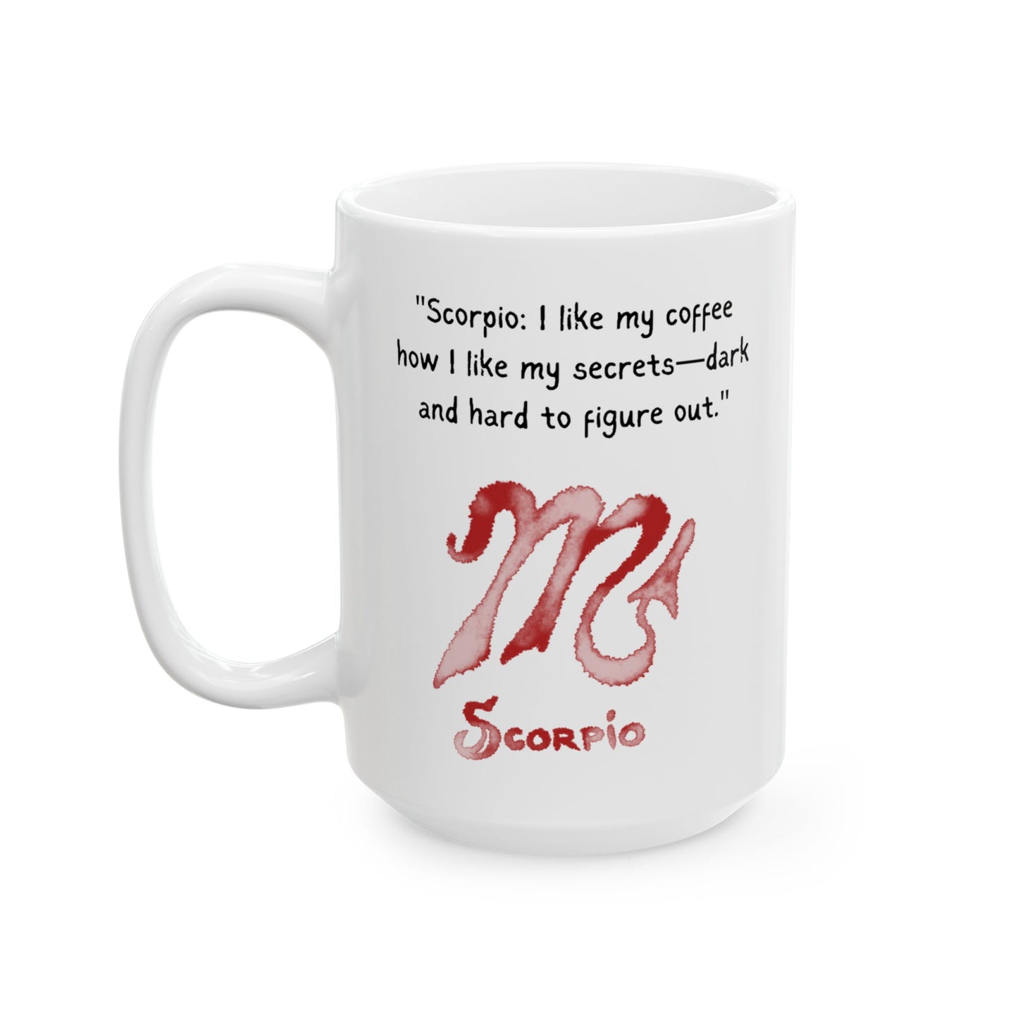 Scorpio Watercolor Sign Mug