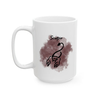 Scorpio Cosmic Minimalist Zodiac Mug