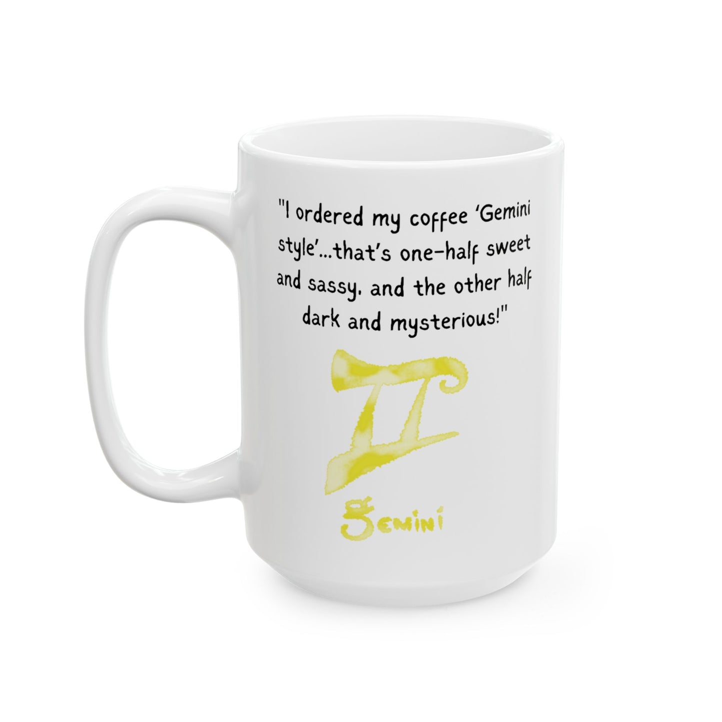 Gemini Watercolor Sign Mug