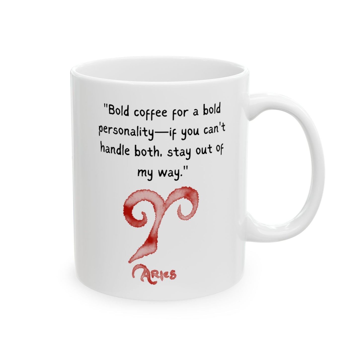 Aries Watercolor Sign Mug