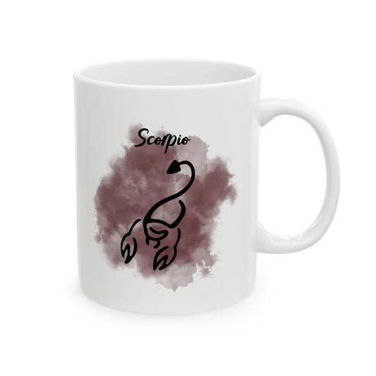 Scorpio Cosmic Minimalist Zodiac Mug