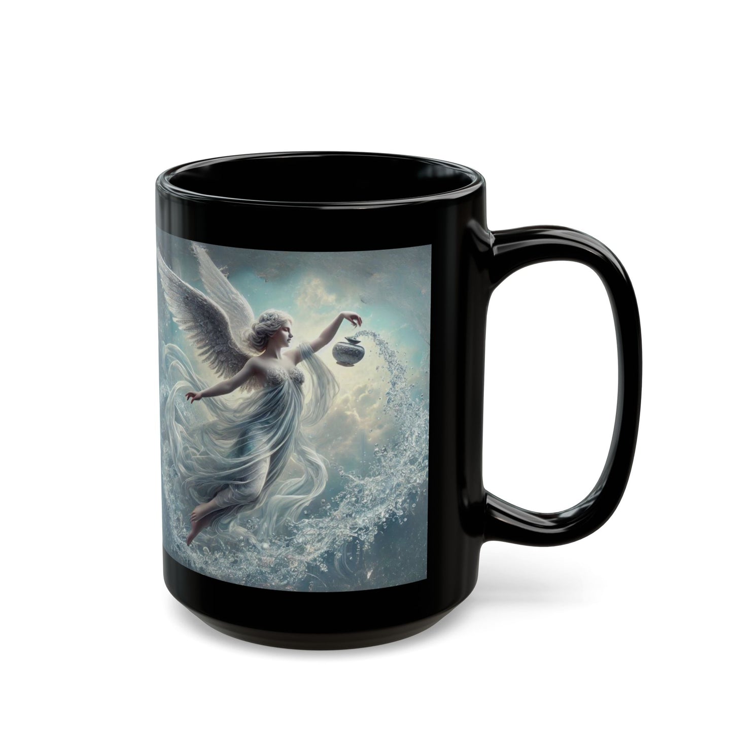 Aquarius Zodiac Angel Mug