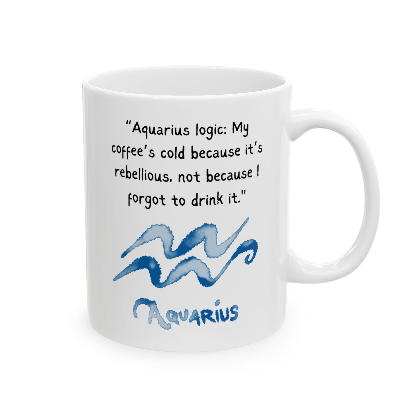 Aquarius Watercolor Sign Mug