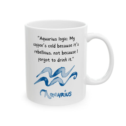 Aquarius Watercolor Sign Mug