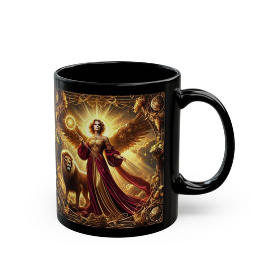 Leo Zodiac Angel Mug