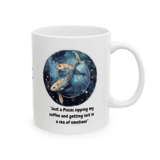 Pisces Cosmic Zodiac Mug