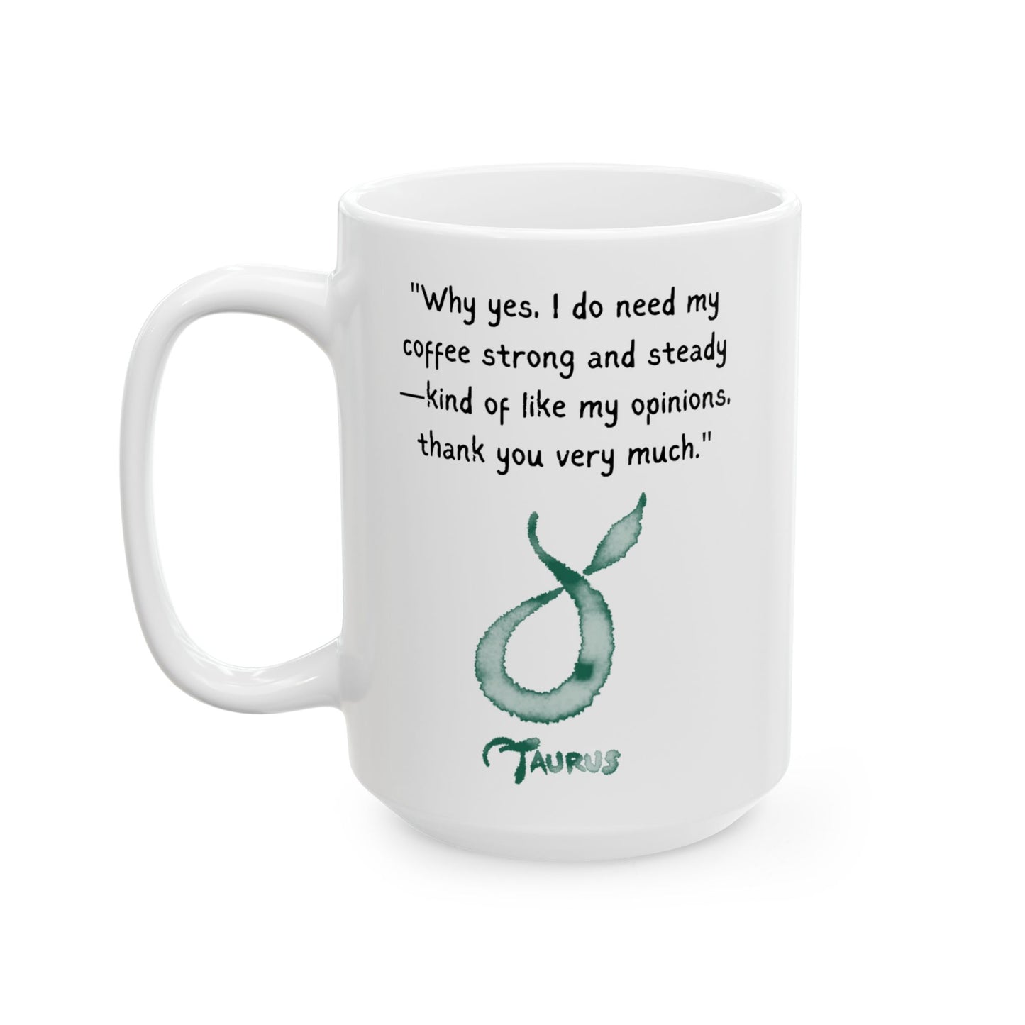 Taurus Watercolor Sign Mug