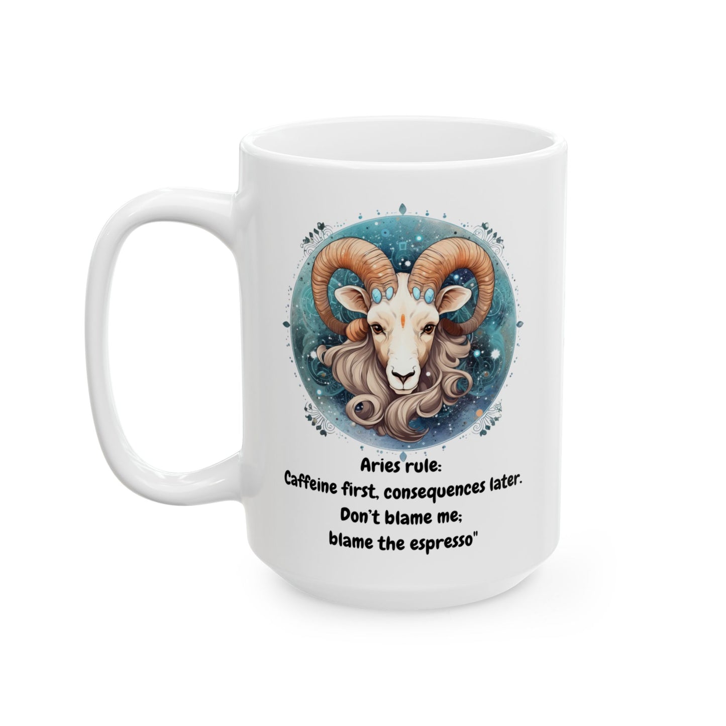 Aries Cosmic Zodiac Mug