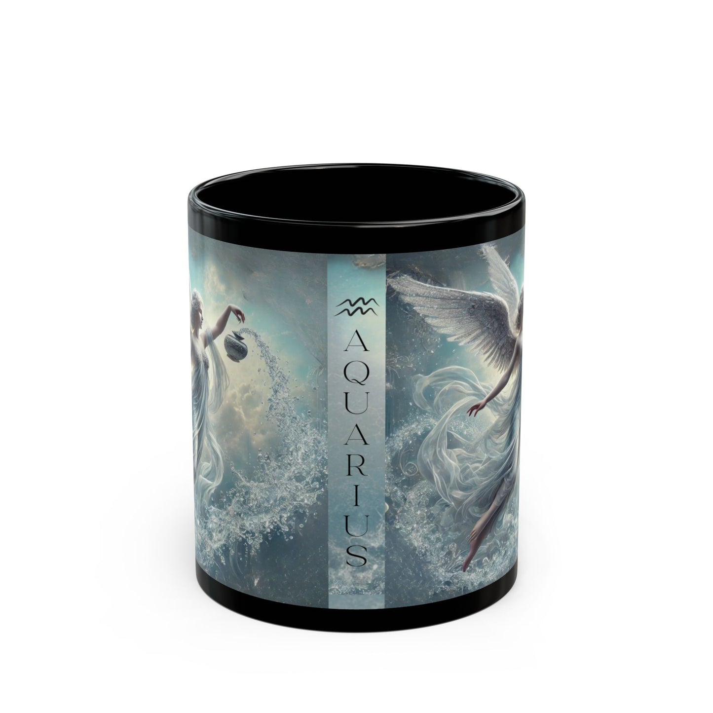 Aquarius Zodiac Angel Mug