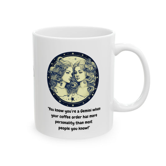 Gemini Cosmic Zodiac Mug