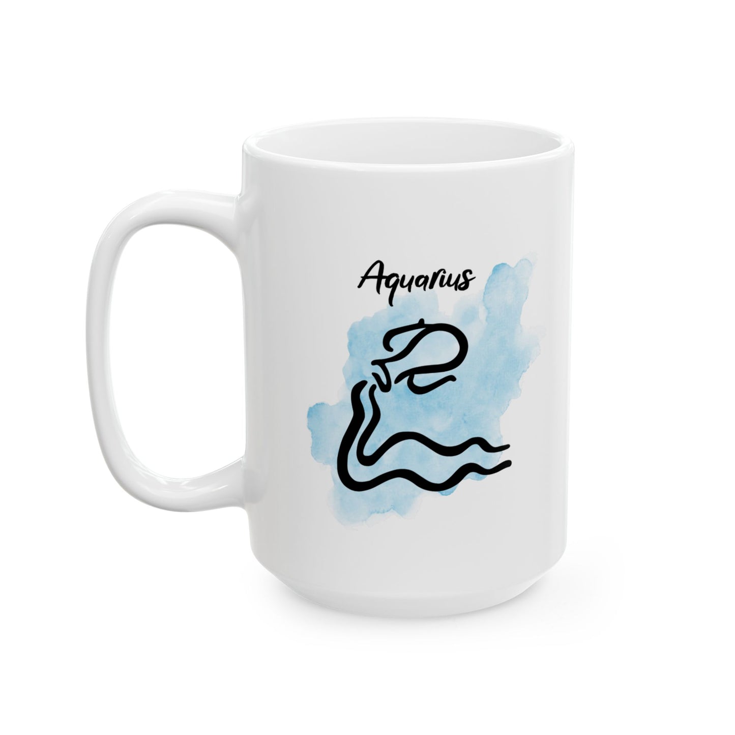 Aquarius Cosmic Minimalist Zodiac Mug