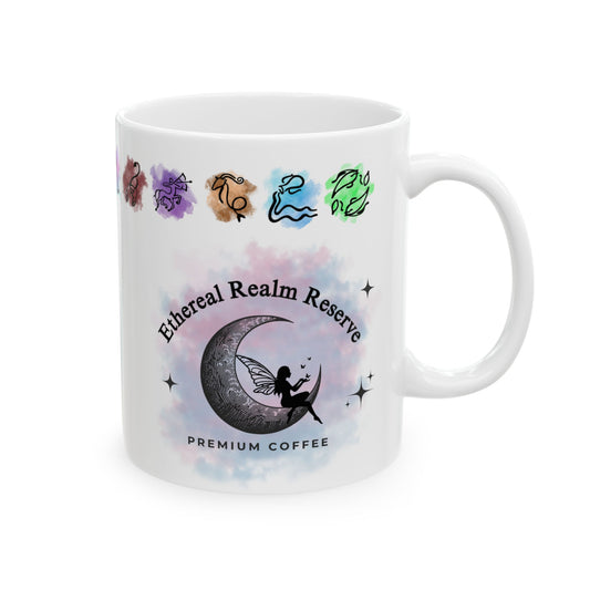 Ethereal Realm Reserve Angel Moon Cosmic Minimalist Mug