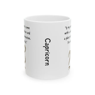 Capricorn Watercolor Sign Mug-Ethereal Realm Reserve