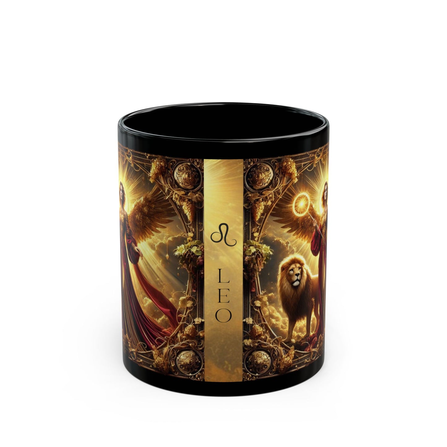 Leo Zodiac Angel Mug