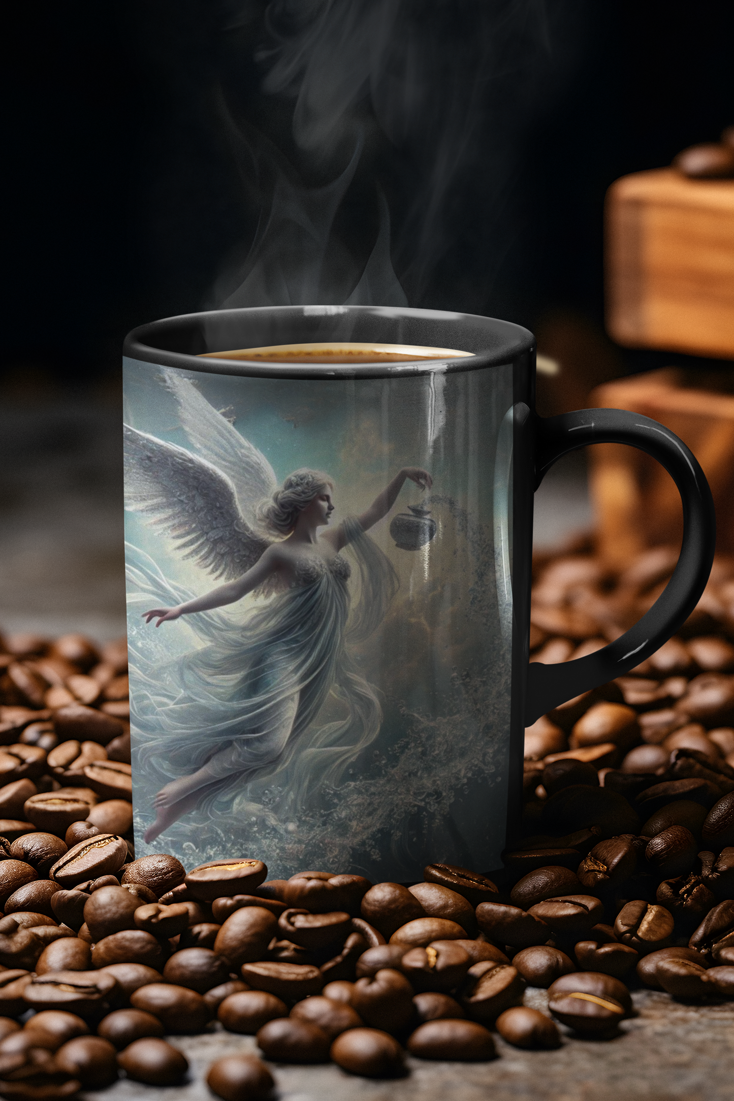 Aquarius Zodiac Angel Mug