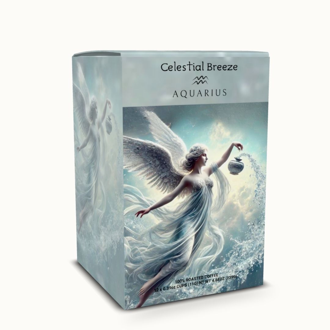 Aquarius coffee pods – Celestial Breeze blend by Ethereal Realm Reserve 