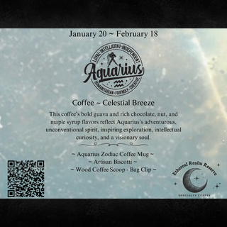 Aquarius Cosmic Minimalist Gift Box-Ethereal Realm Reserve