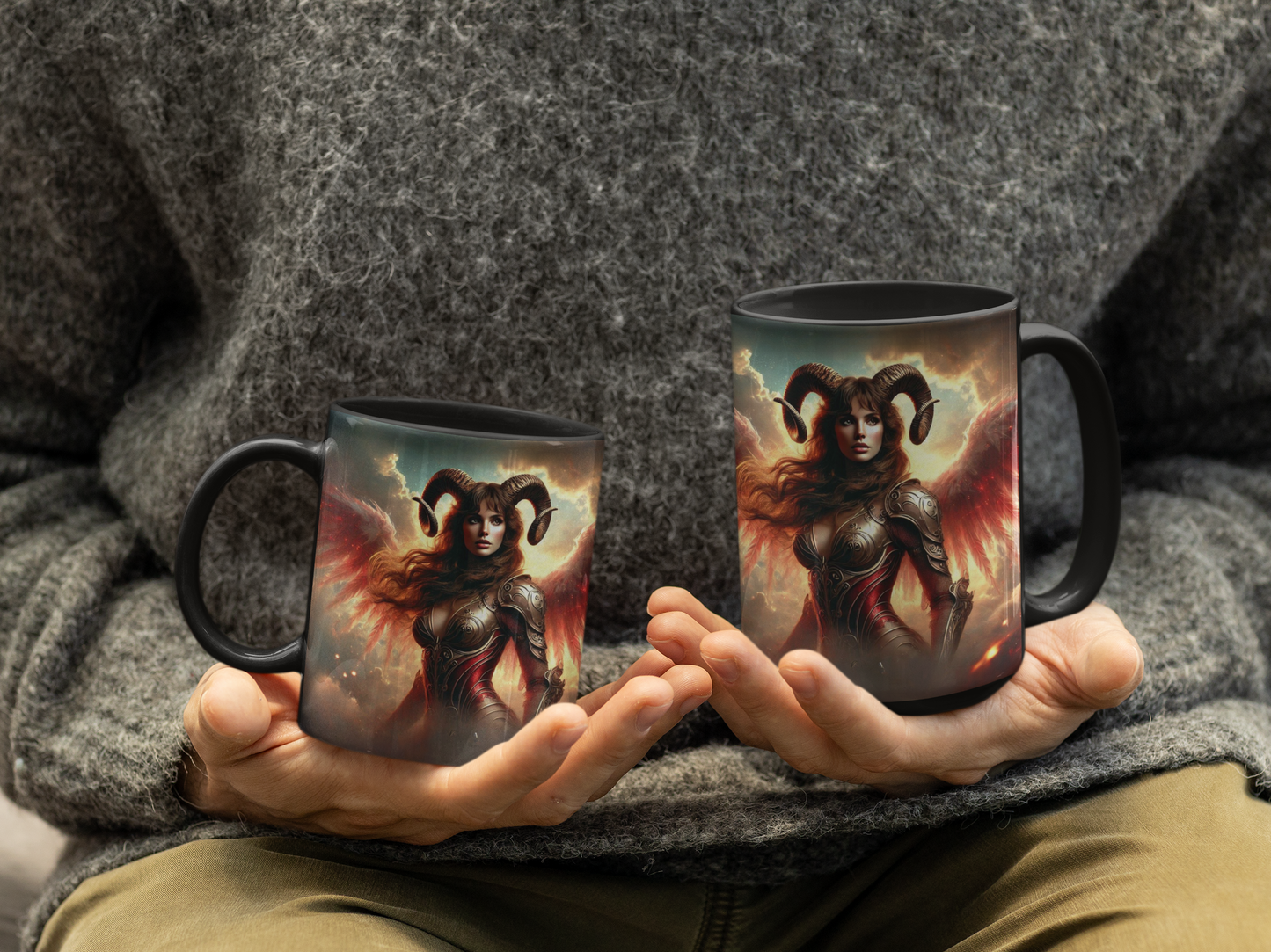 Aries Zodiac Angel Mug