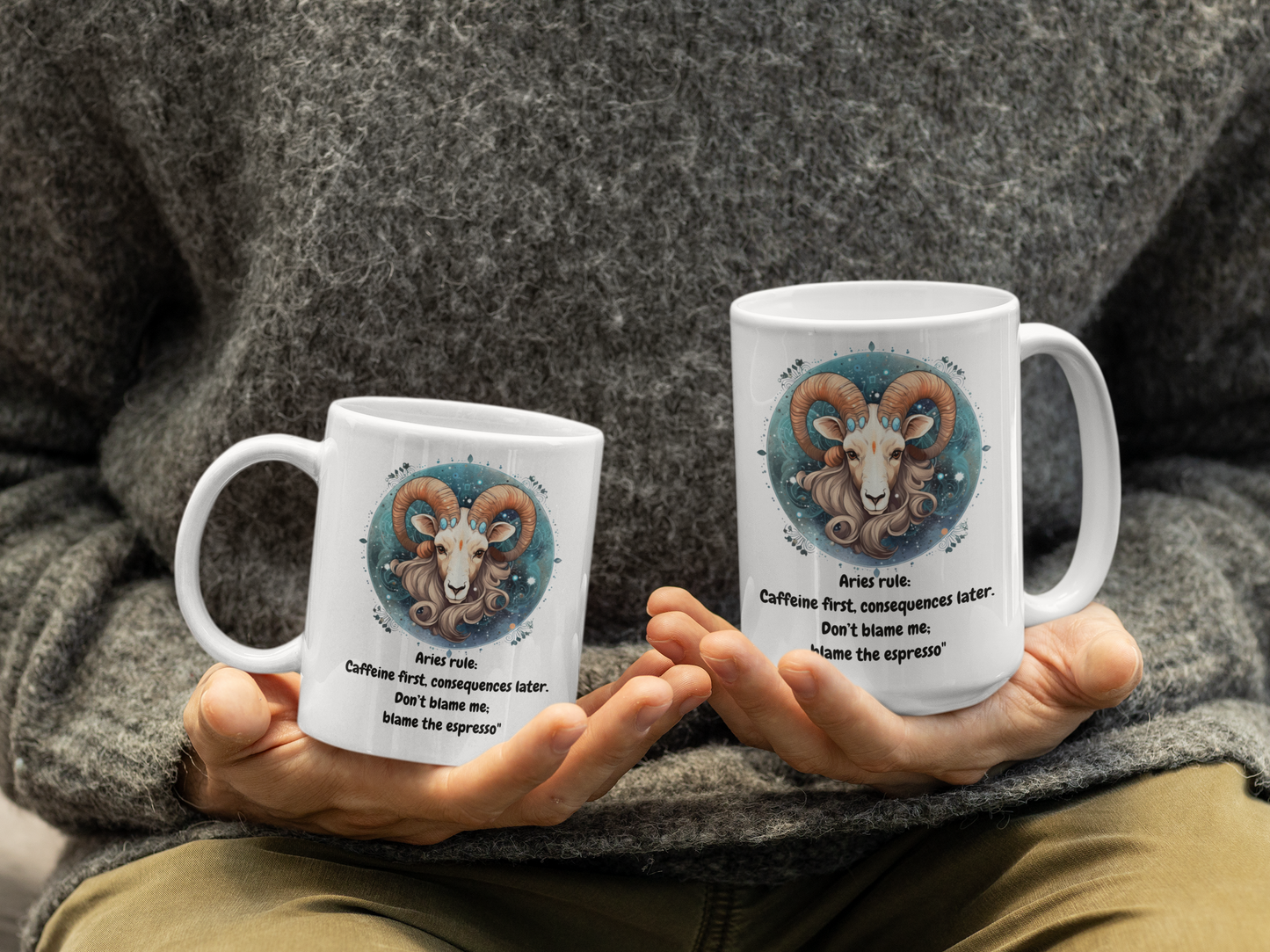 Aries Cosmic Zodiac Mug