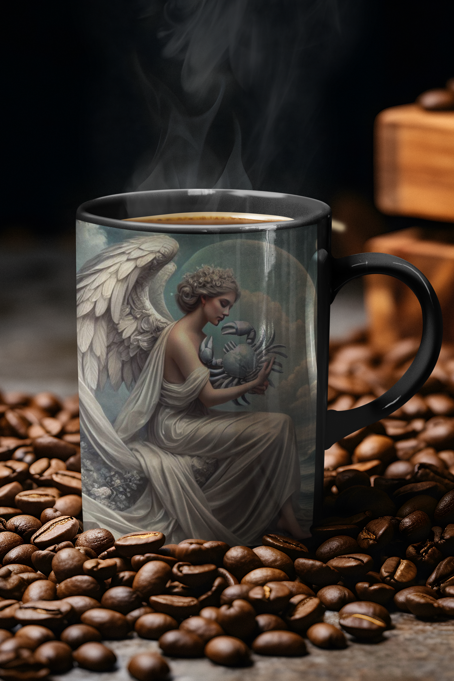 Cancer Zodiac Angel Mug