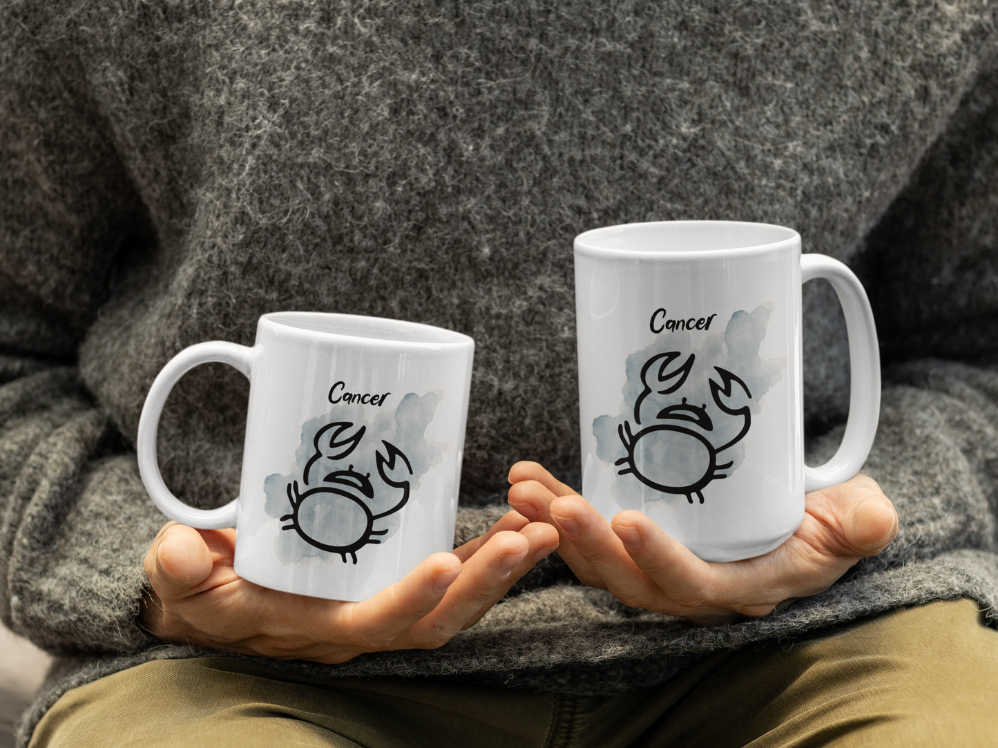 Cancer Cosmic Minimalist Zodiac Mug