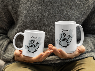 Cancer Cosmic Minimalist Zodiac Mug