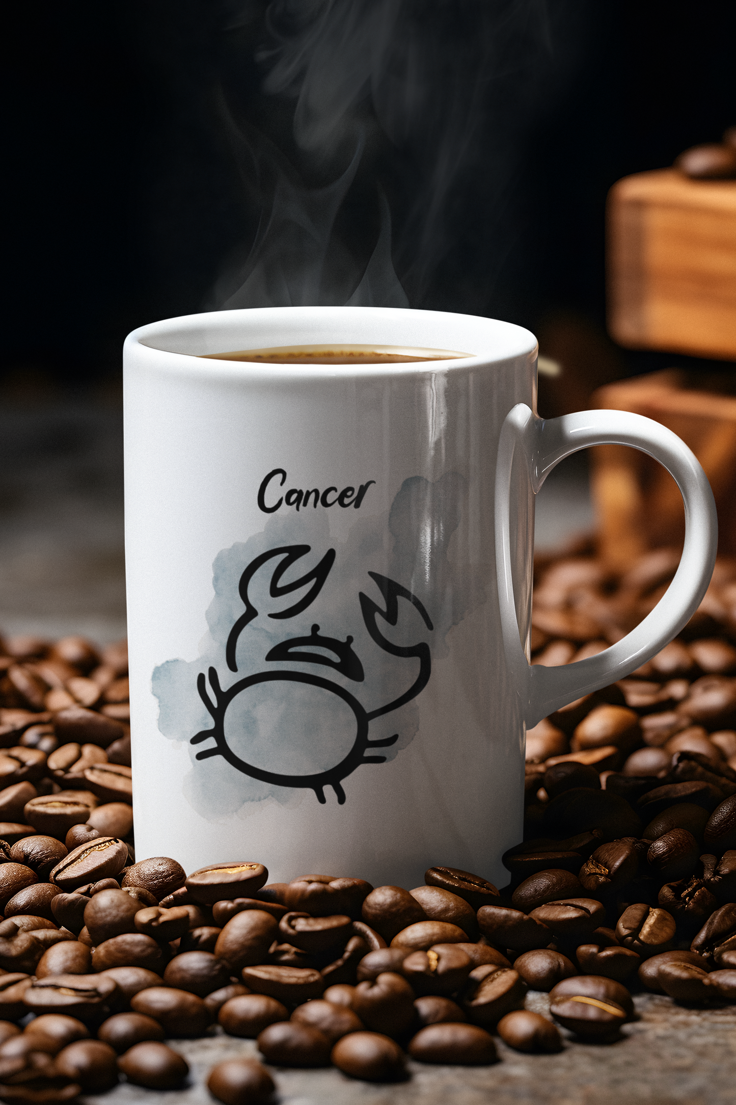 Cancer Cosmic Minimalist Zodiac Mug