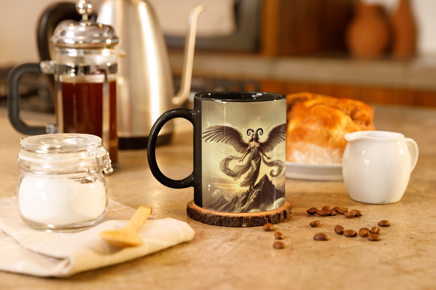 Capricorn Zodiac Angel Mug